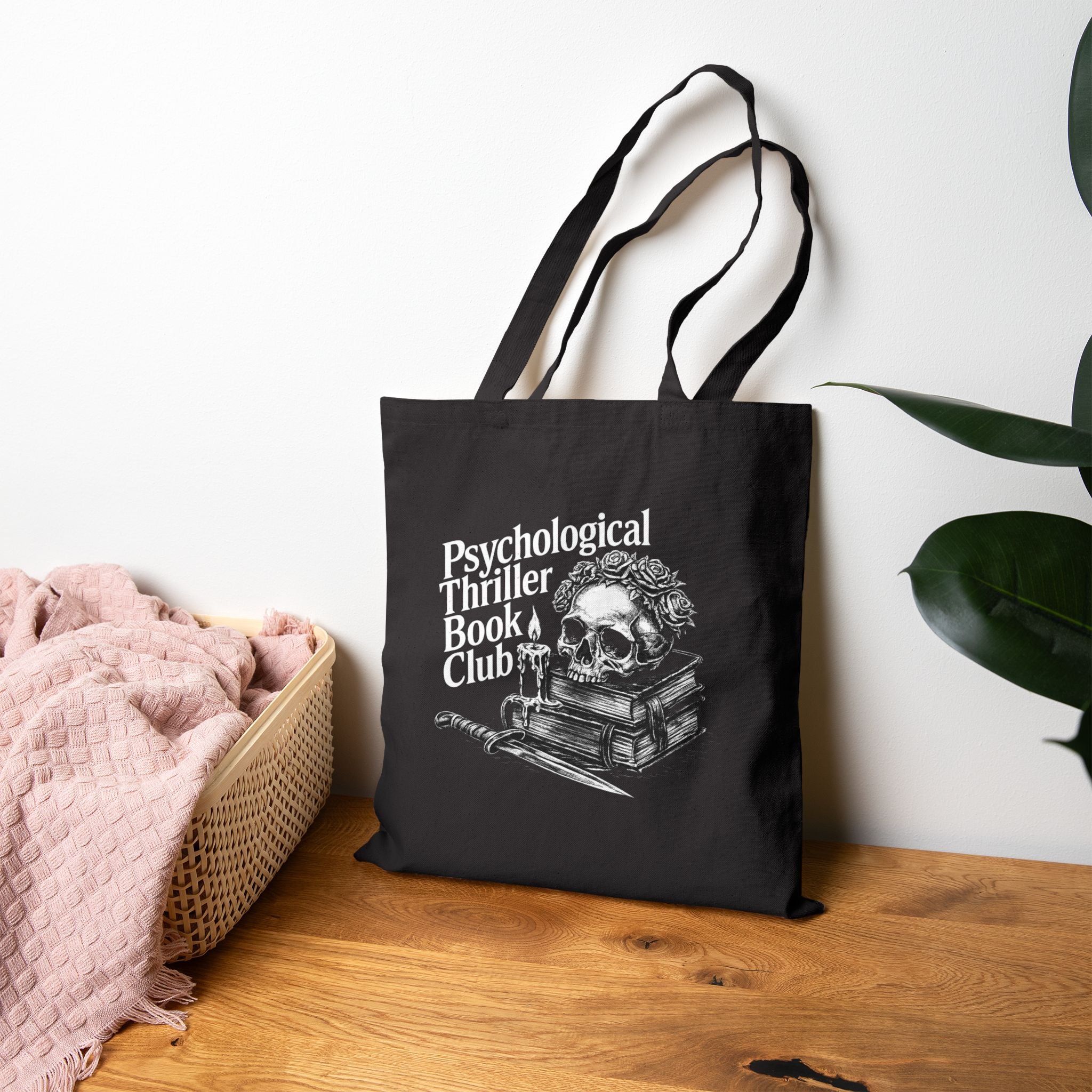 Psychological Thriller Book Club Tote Bag