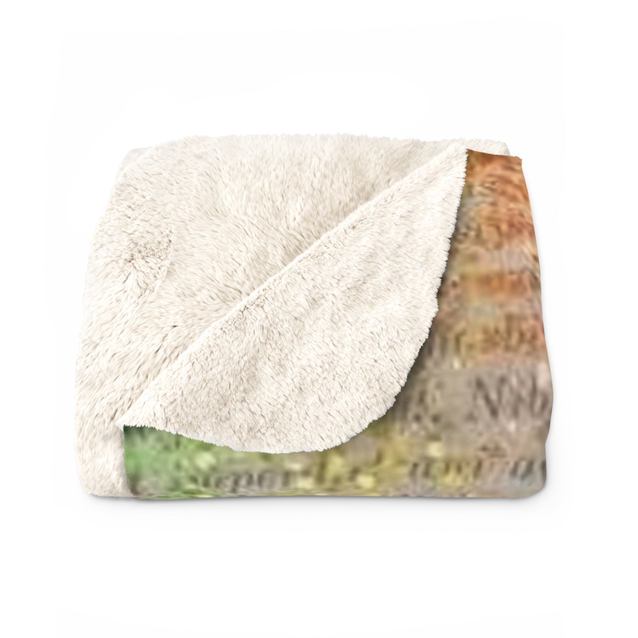 “Just One More Chapter” Sherpa Fleece Blanket – Cozy Book Lover Throw