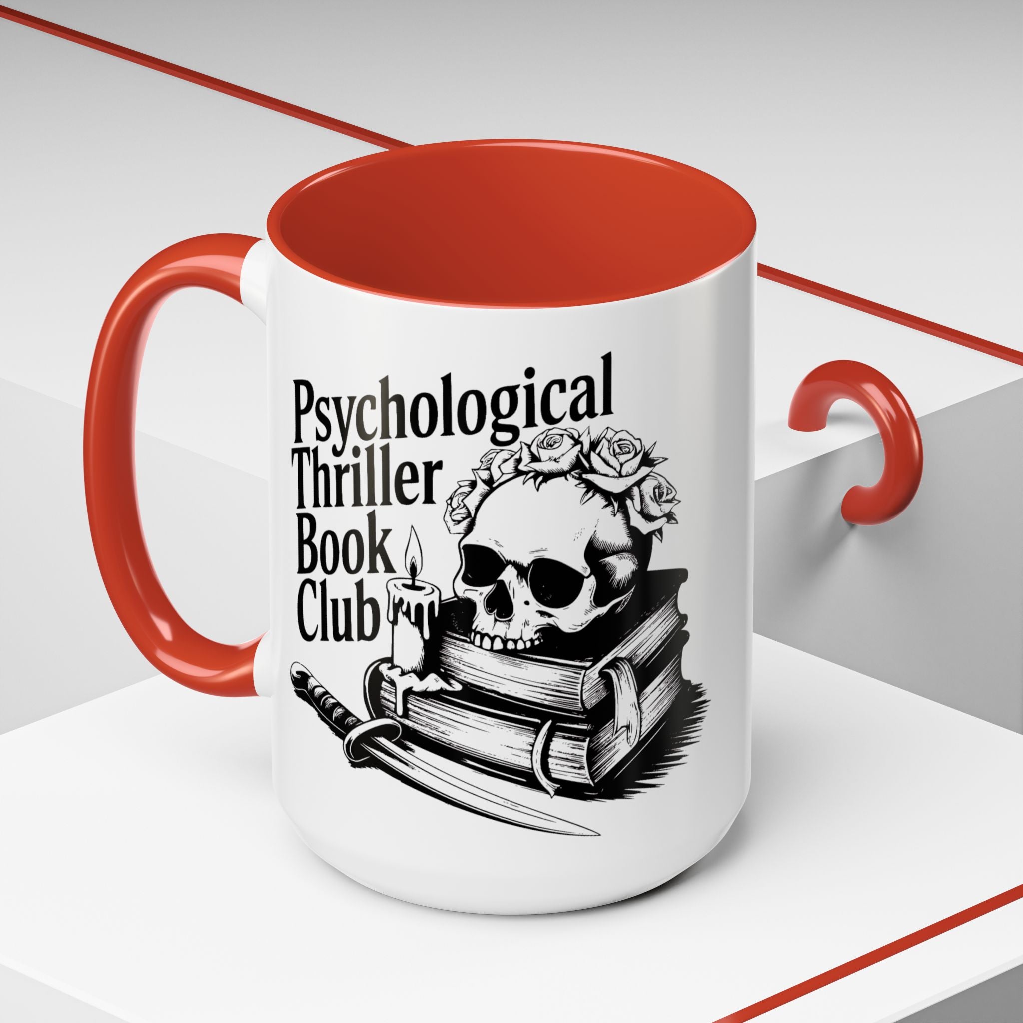 Psychological Thriller Book Club 15oz Coffee Mug