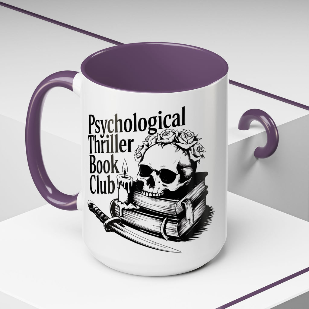 Psychological Thriller Book Club 15oz Coffee Mug