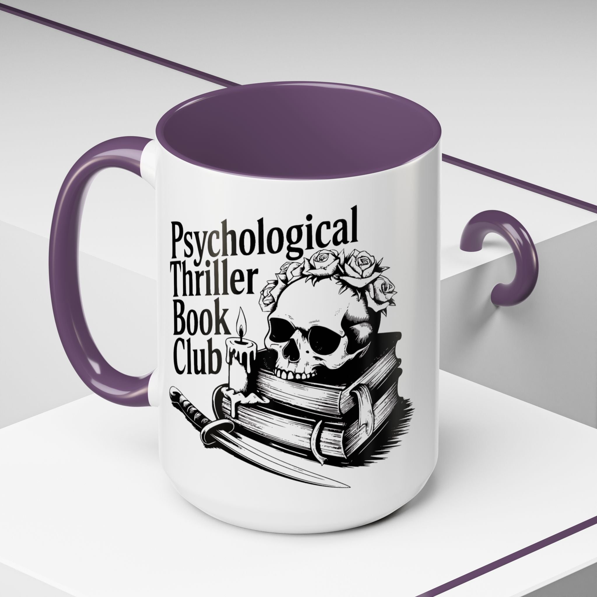 Psychological Thriller Book Club 15oz Coffee Mug