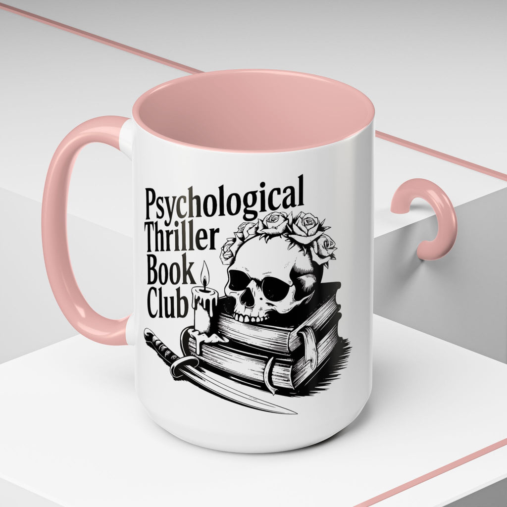 Psychological Thriller Book Club 15oz Coffee Mug