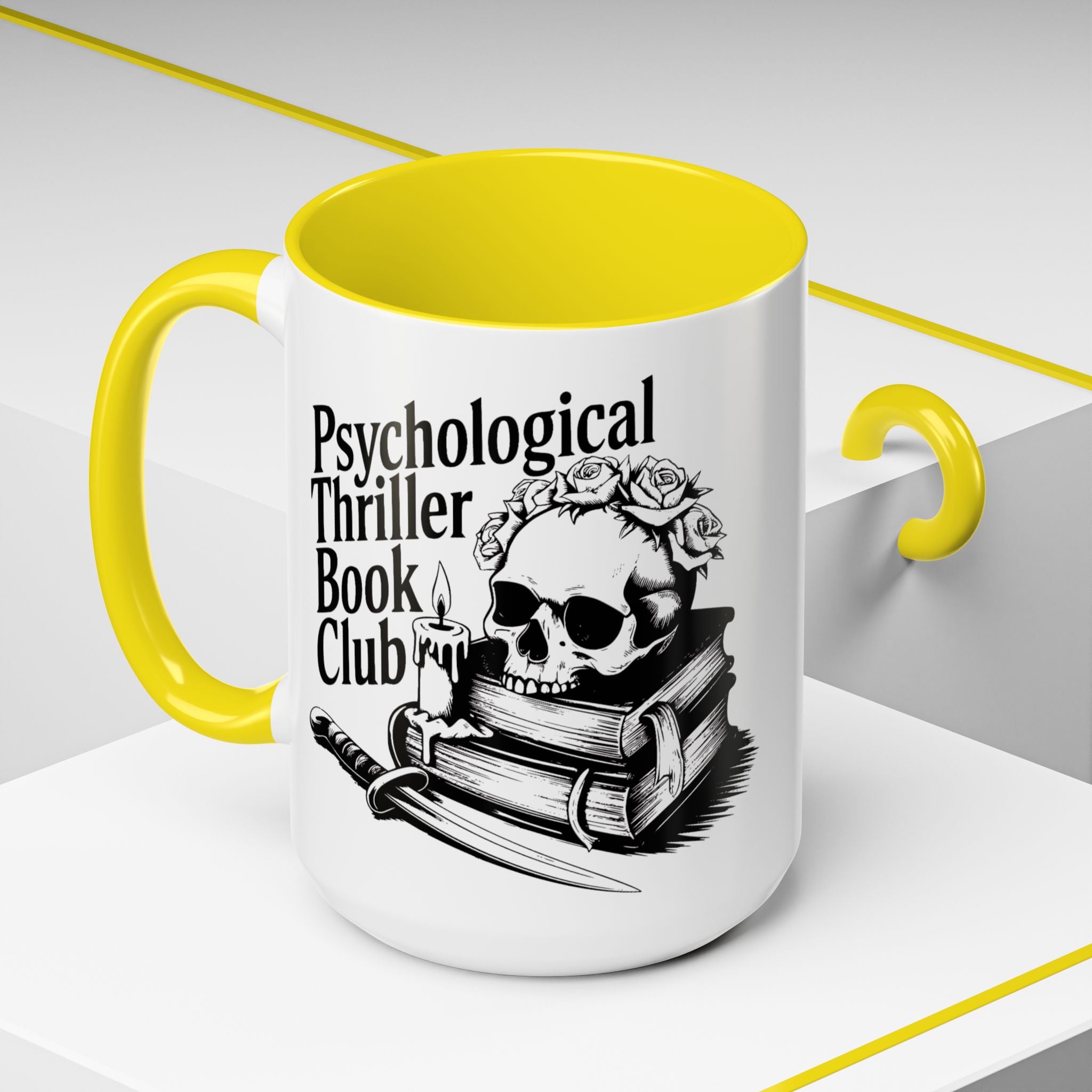 Psychological Thriller Book Club 15oz Coffee Mug