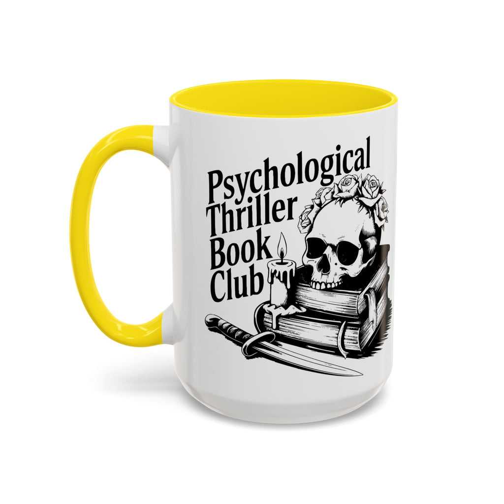 Psychological Thriller Book Club 15oz Coffee Mug