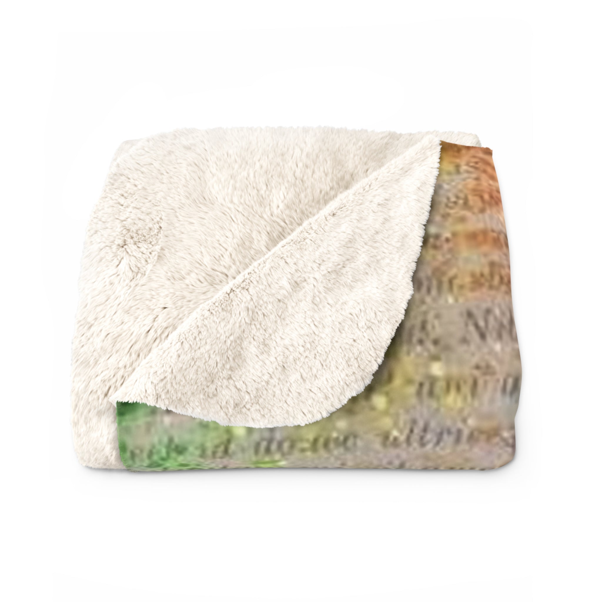 “Just One More Chapter” Sherpa Fleece Blanket – Cozy Book Lover Throw