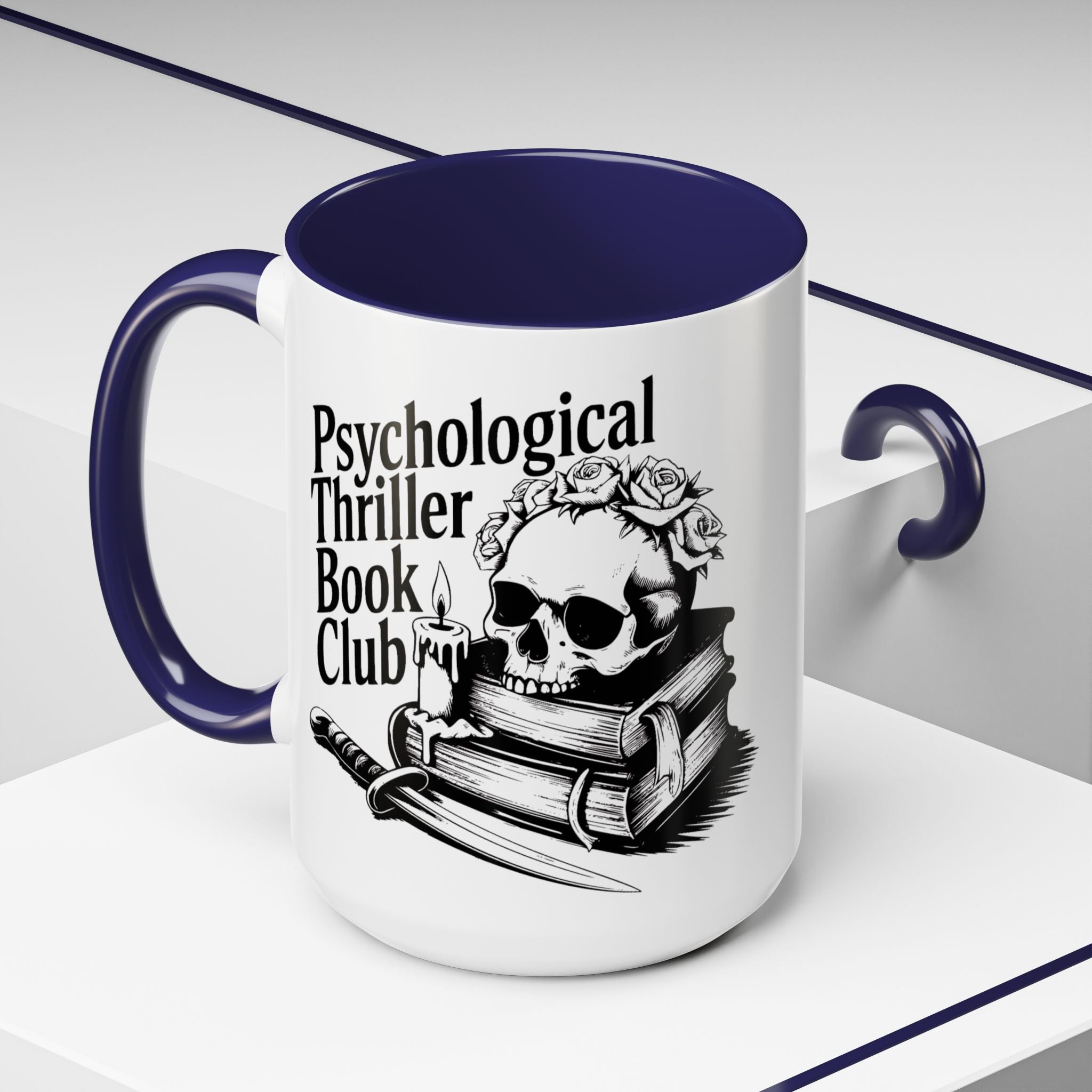 Psychological Thriller Book Club 15oz Coffee Mug