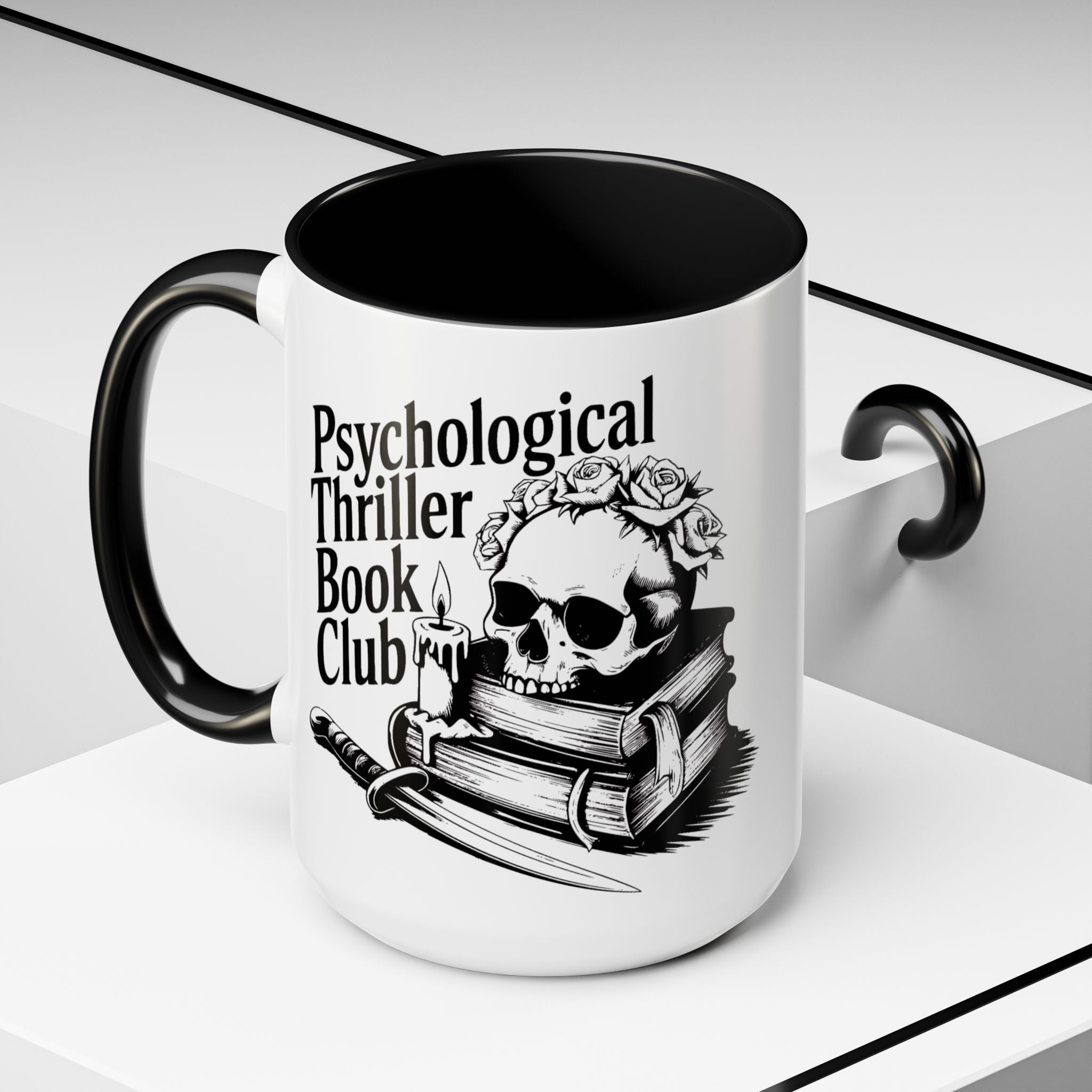 Psychological Thriller Book Club 15oz Coffee Mug