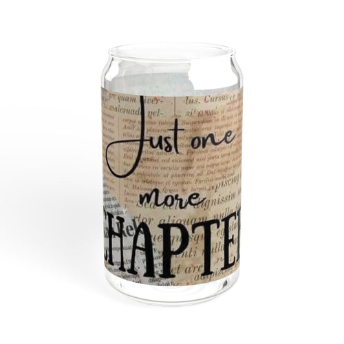 Just One More Chapter 16oz Sipper Glass