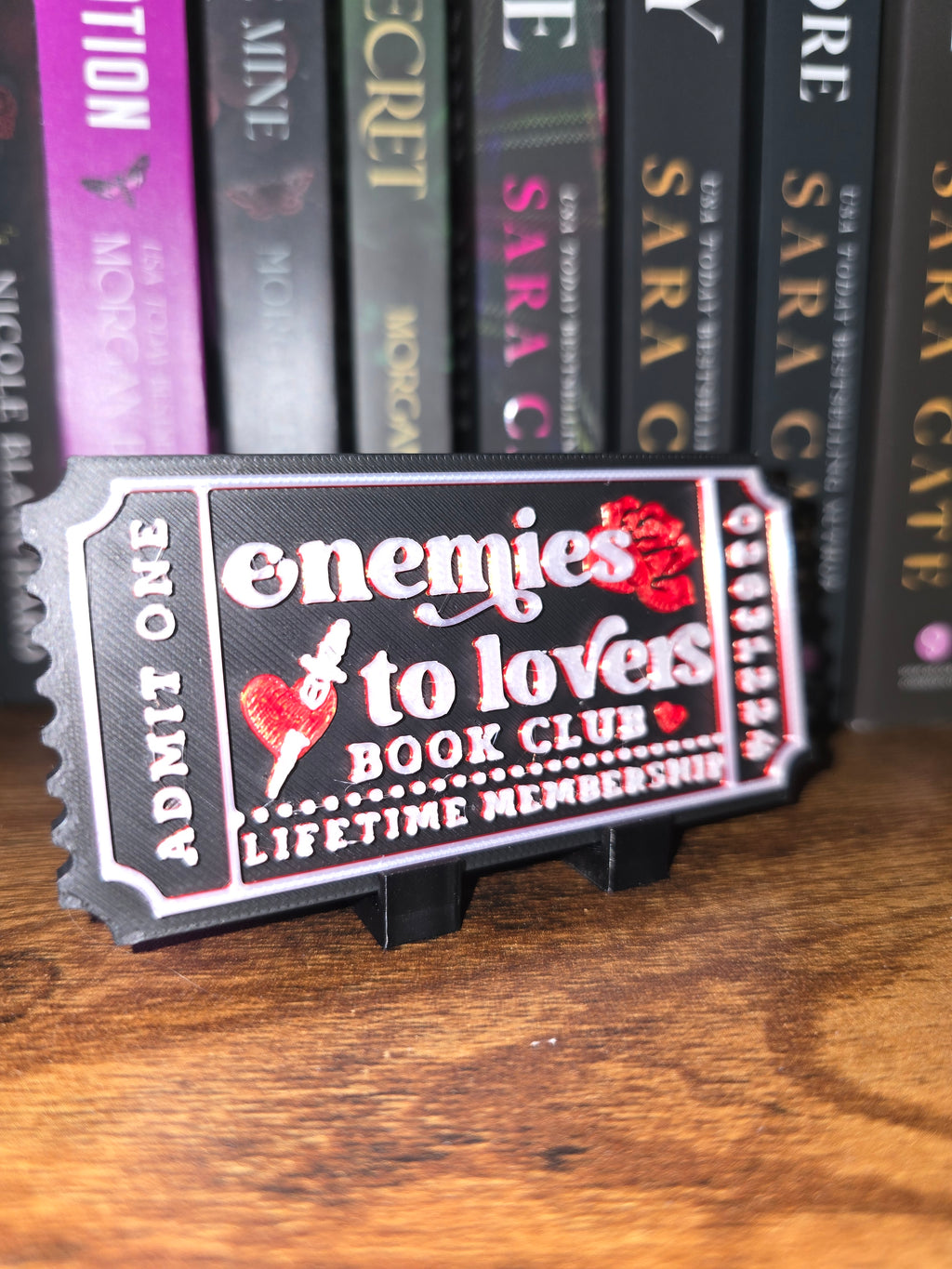 Trope Ticket Shelf Decor