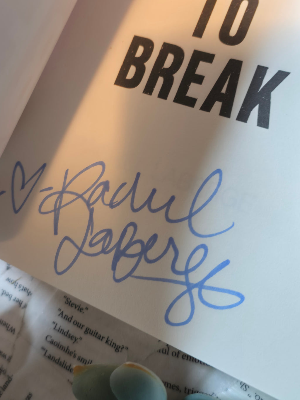 Your Rule to Break- Rachel LaBerge *signed*
