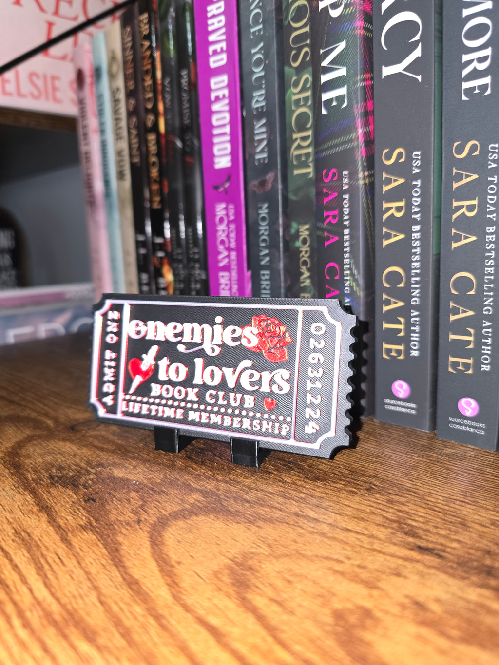 Trope Ticket Shelf Decor