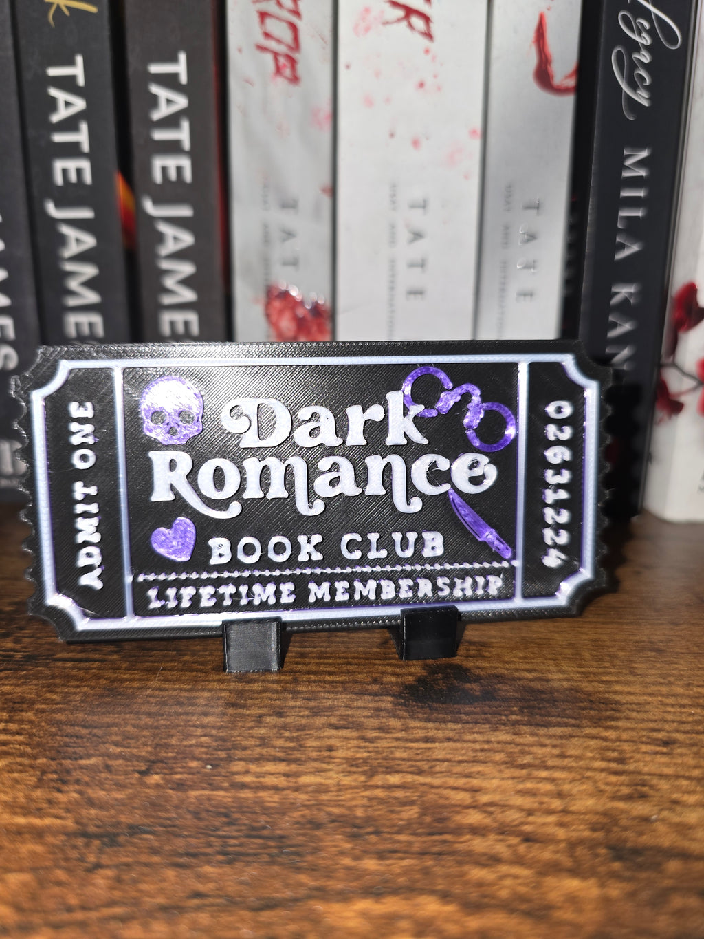 Trope Ticket Shelf Decor