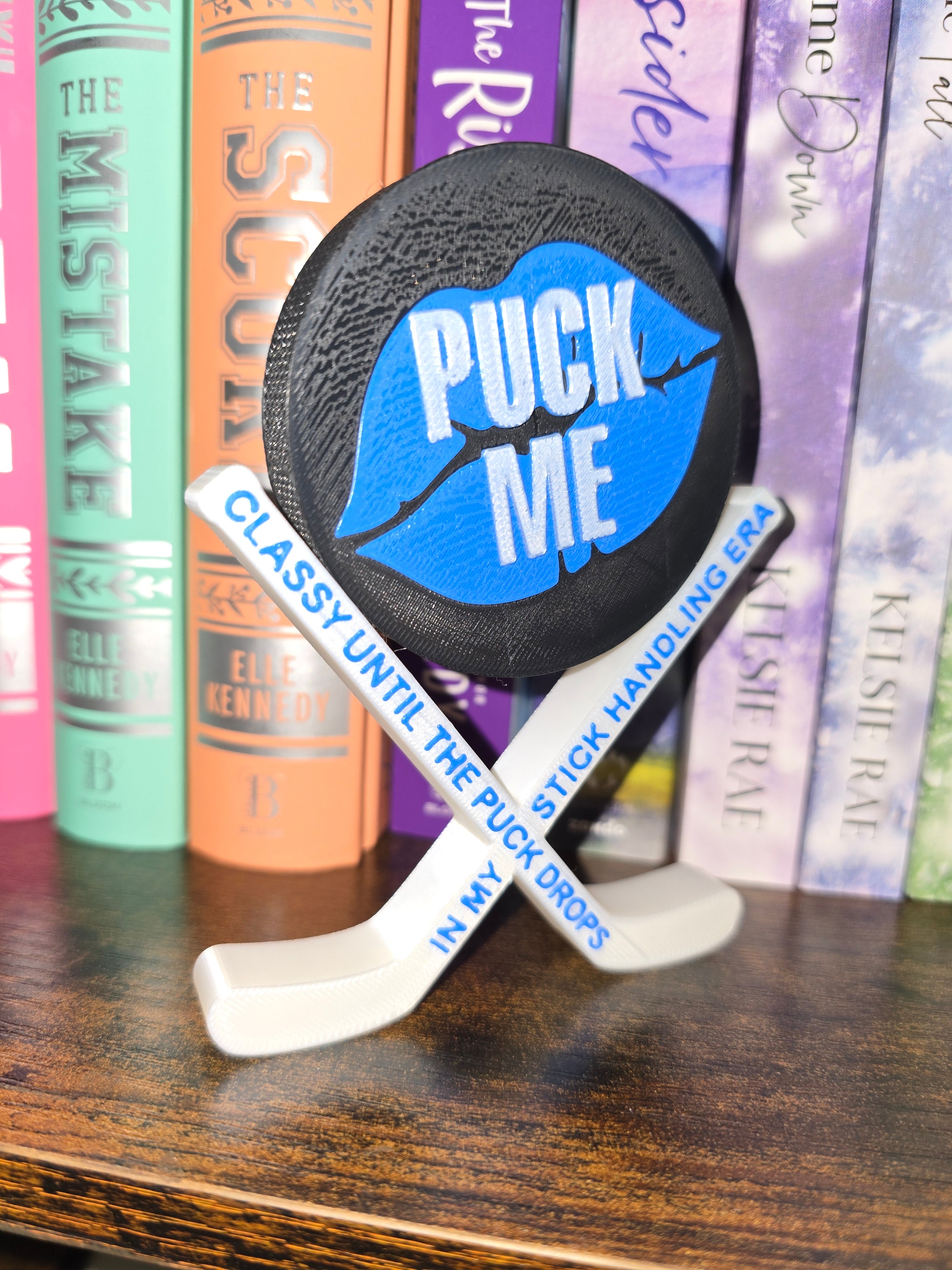 Puck Me- Hockey Romance Shelf Decor
